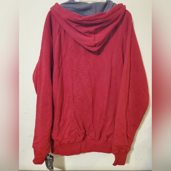 Dickies Red Full Zip Hooded Work Sweatshirt Hoodie Large NWT - Picture 5 of 5